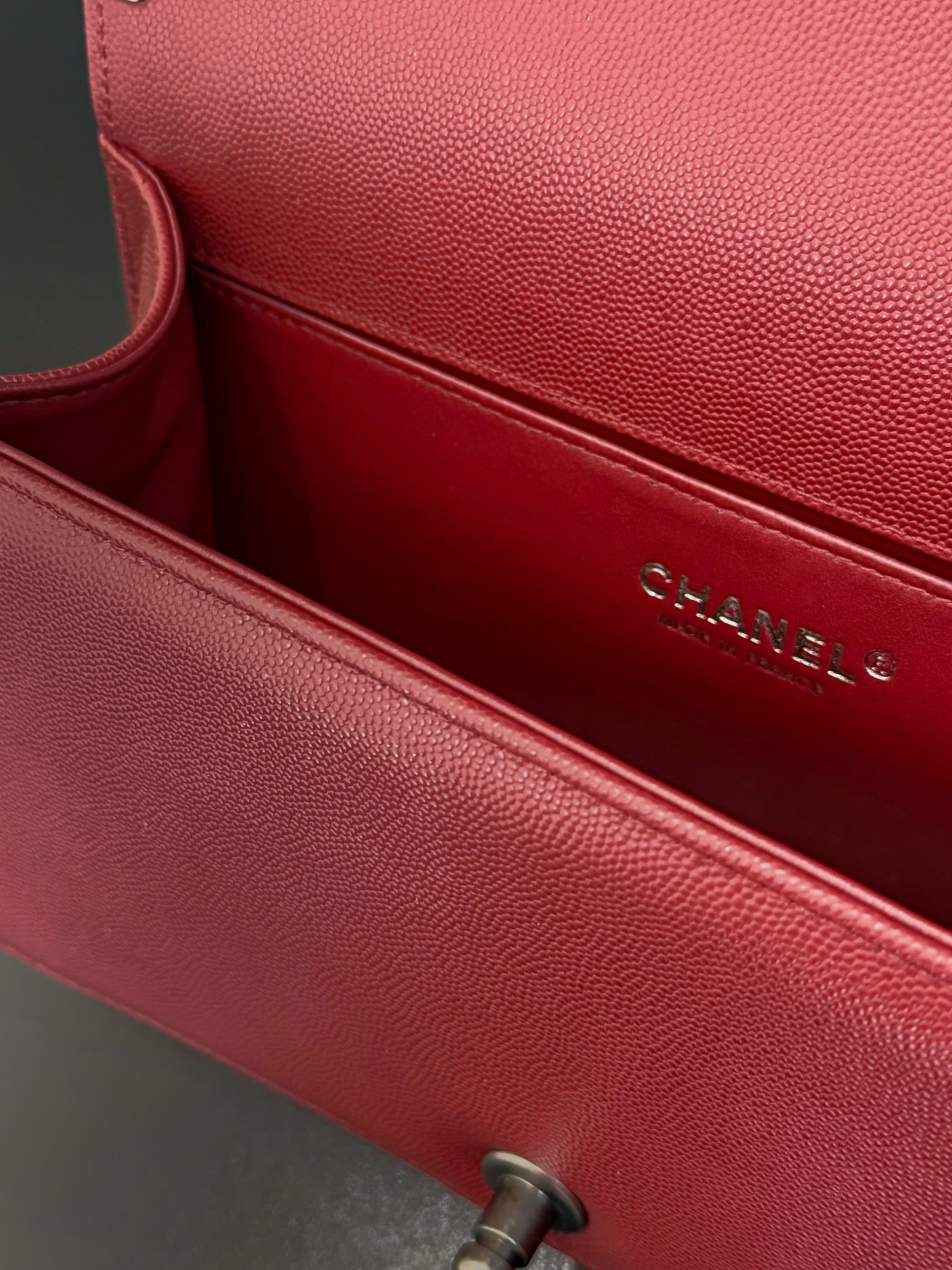 Ch**el Boy Handbag 15x25x9cm