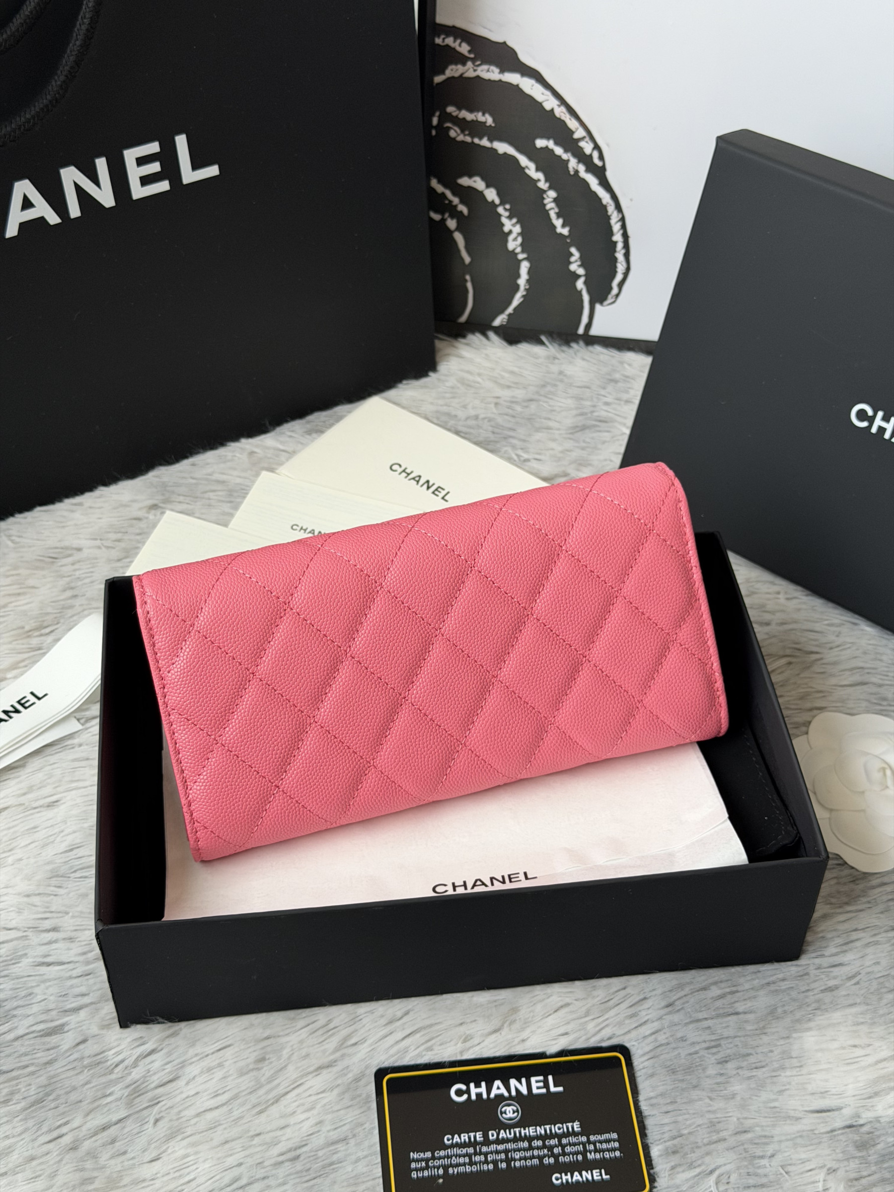 Ch**el wallet 80758 10x19x3cm