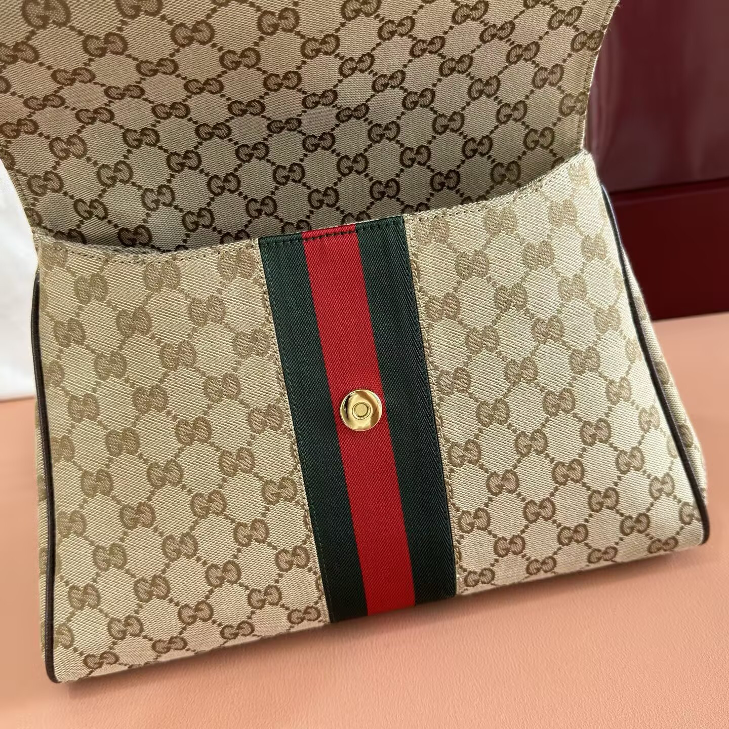 Gucci Paparazzo Medium Top Handle Bag 32x24x17cm