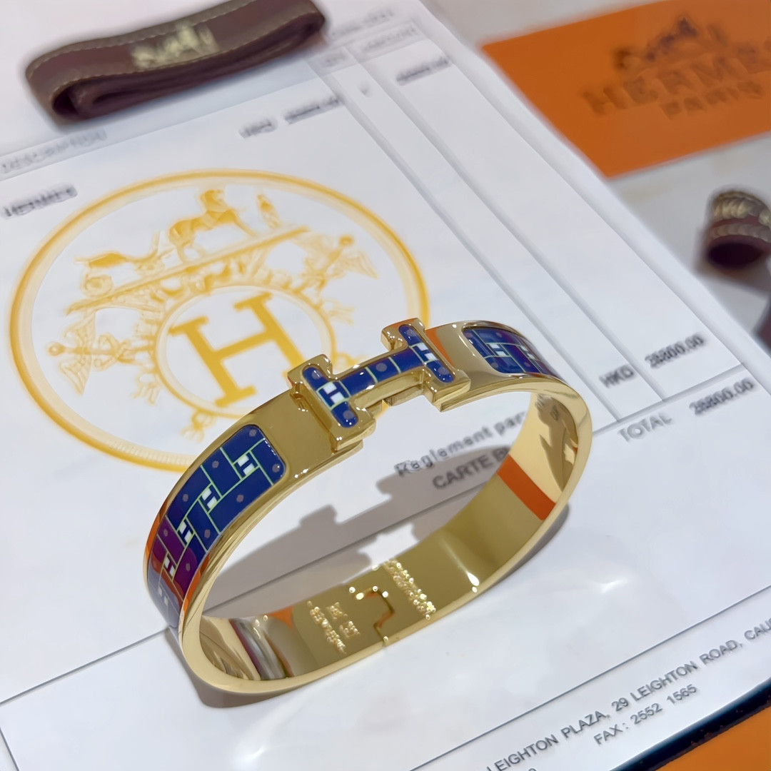 Hermes enamel Bracelet