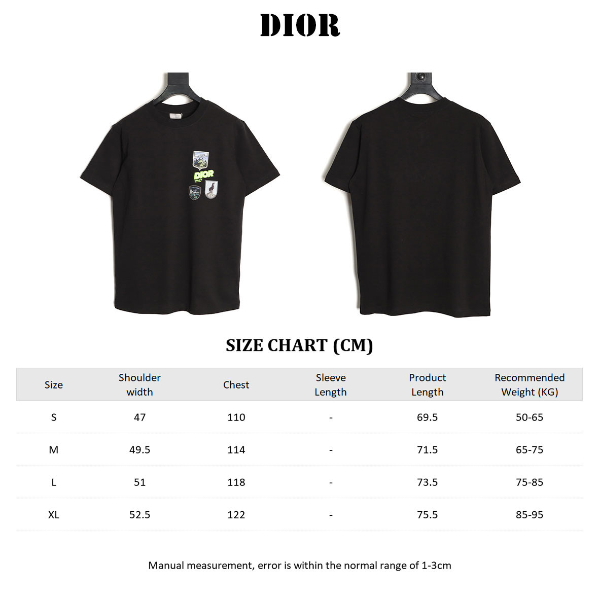 DIOR Short-sleeved T-shirt
