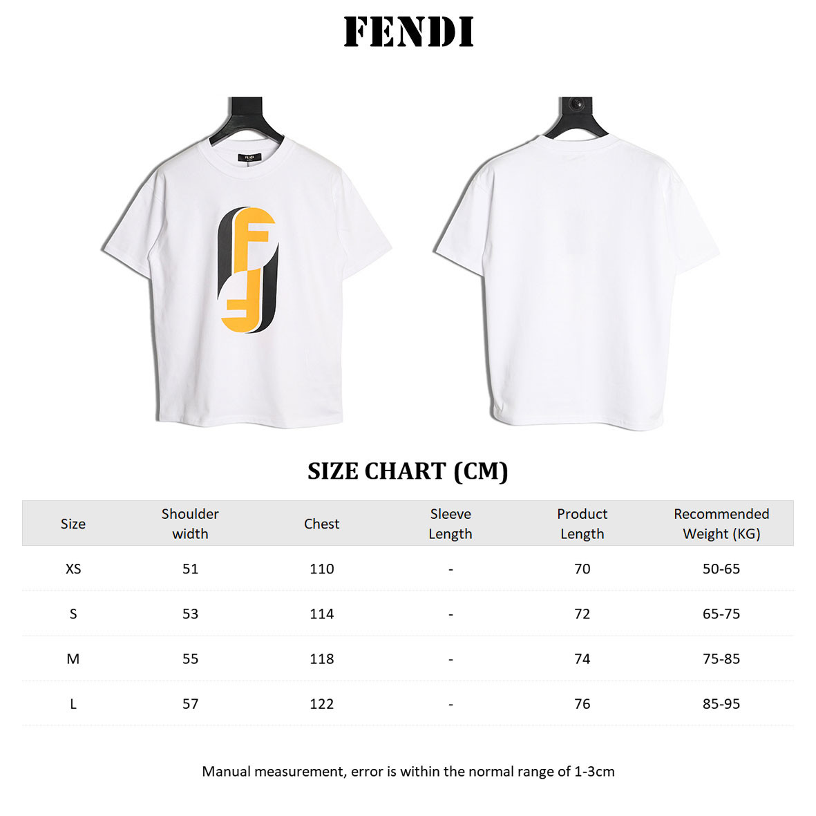 Fendi 26ss Short-sleeved T-shirt