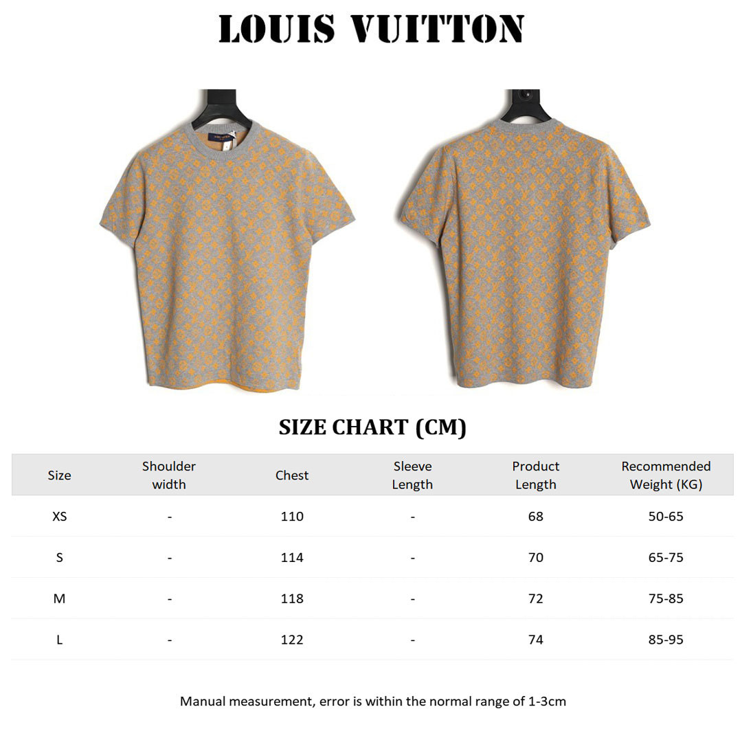 Louis Vuitton Knitting Short-sleeved T-shirt