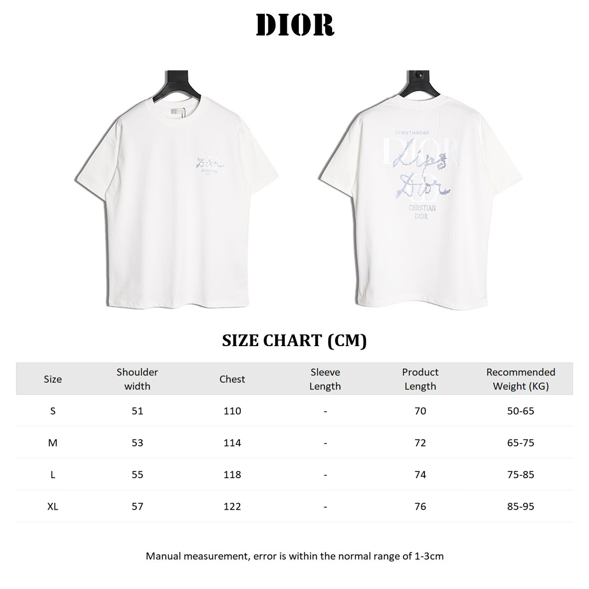 DIOR Short-sleeved T-shirt