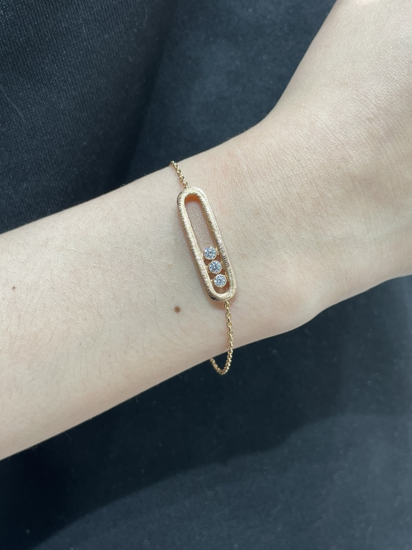 Messika Move Classique Ciselé Diamonds Bracelet