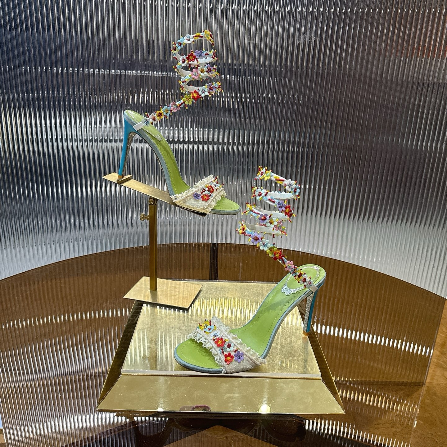 UA RENÉ CAOVILLA BLOOM SANDAL 95mm