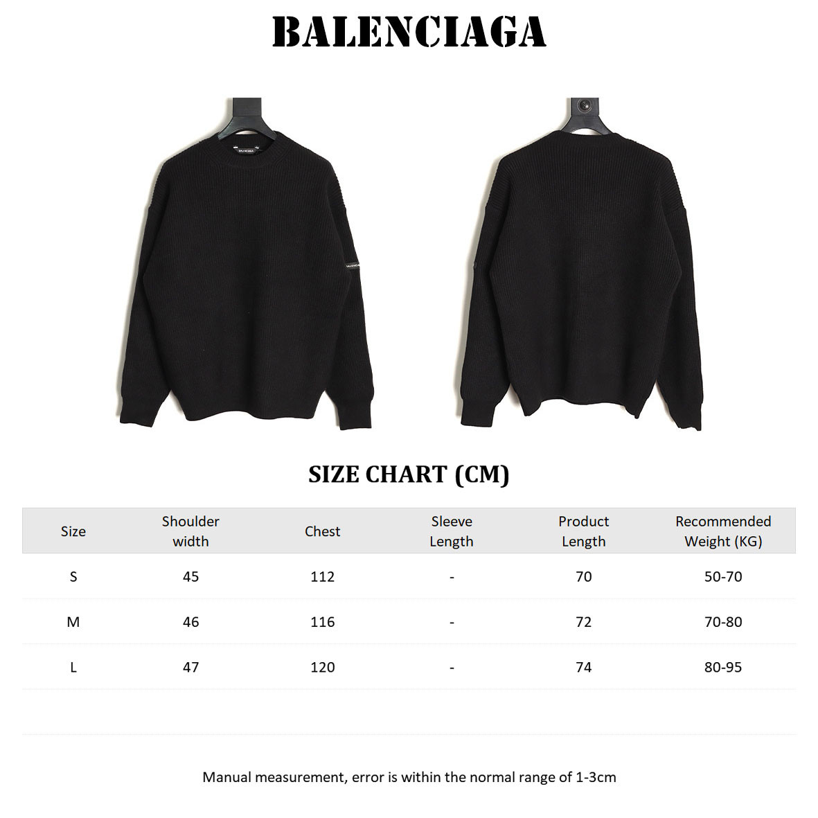 Ba1en*iaga 24FW Sweaters