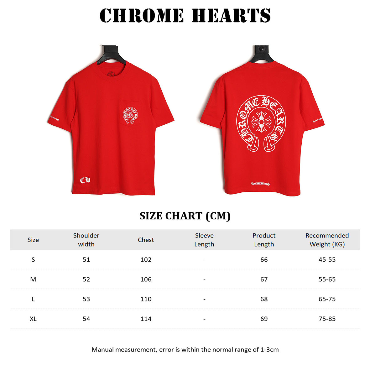 Chrome Hearts Short-sleeved T-shirt