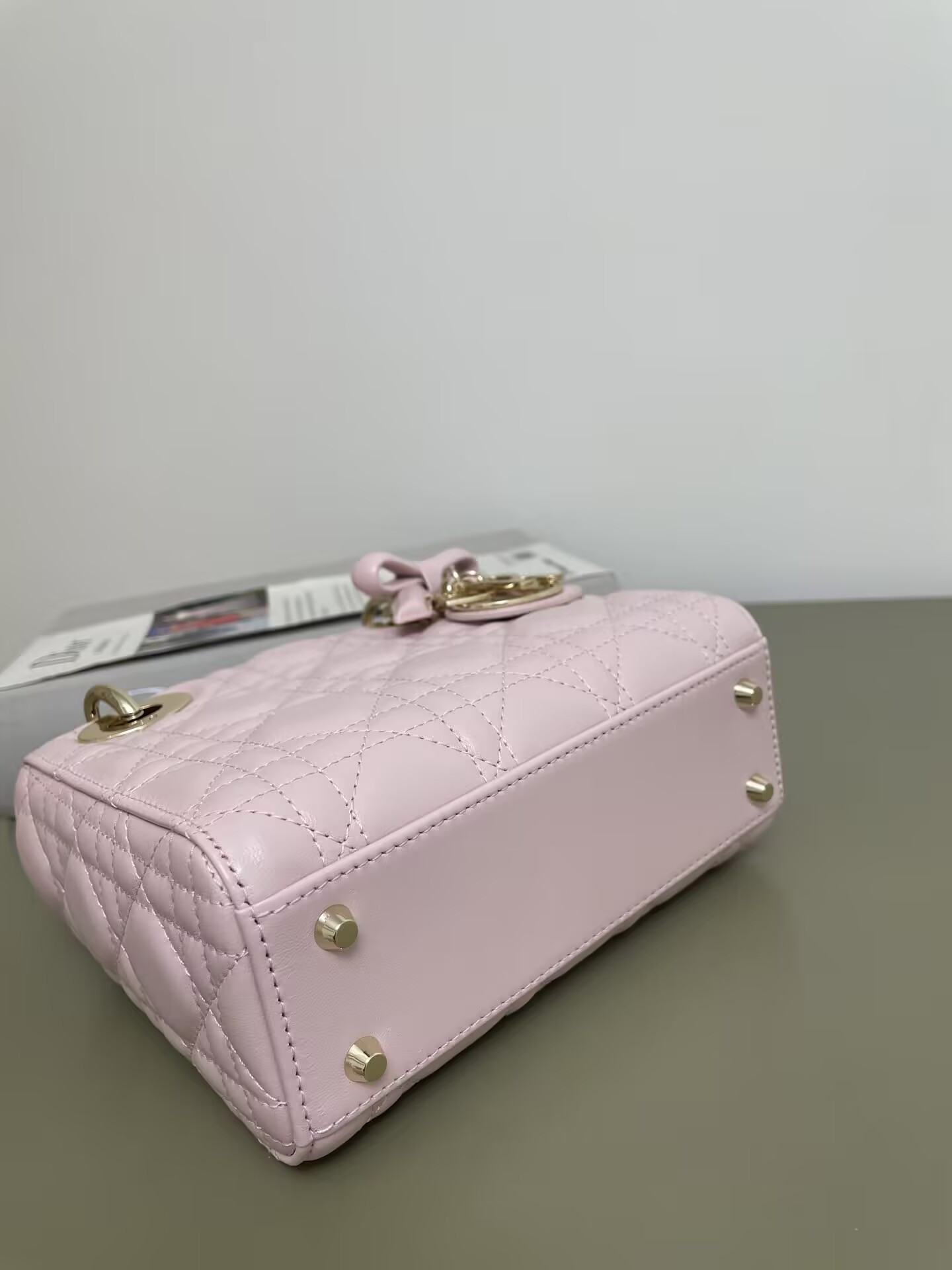 MINI LADY DIOR DIORAMOUR BAG 17x15x7cm