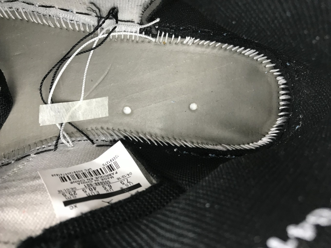 UA AIR JORDAN 1 RETRO HIGH OG "BANNED 2016 RELEASE"