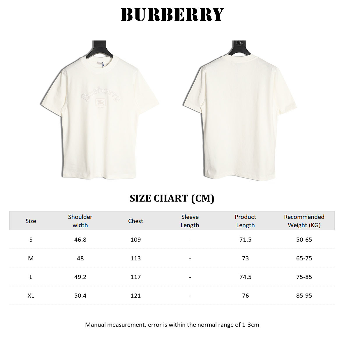 BURBERRY BBR Short-sleeved T-shirt