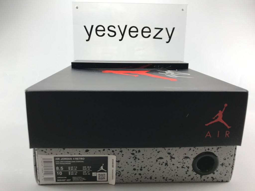 UA AIR JORDAN 4 RETRO "COOL GREY 2019 RELEASE"