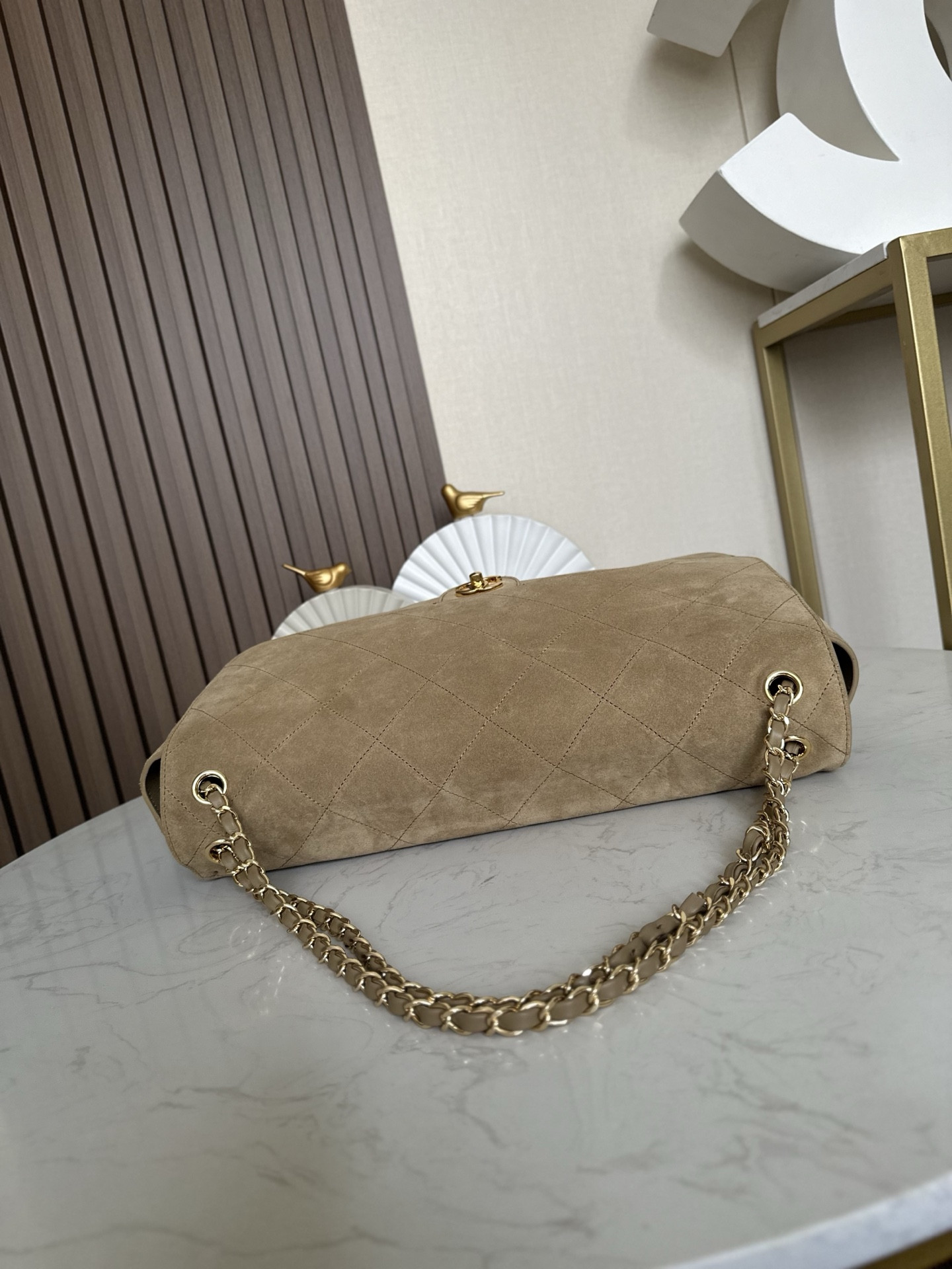 Ch**el flap bag as6234 38x26x11cm