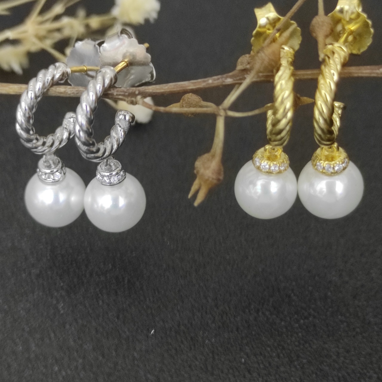 David Yurman pearl Earrings