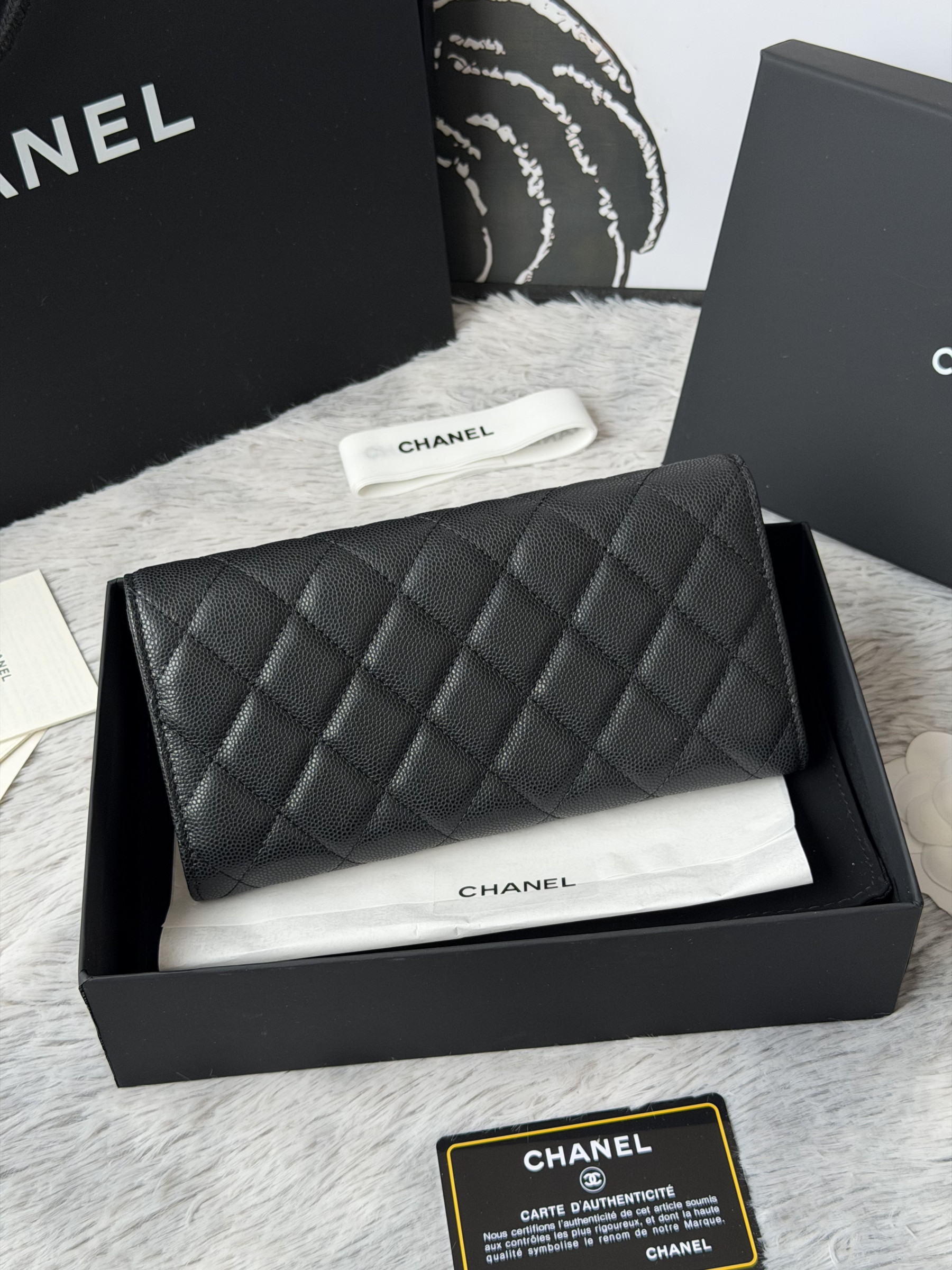 Ch**el wallet 80758 10x19x3cm