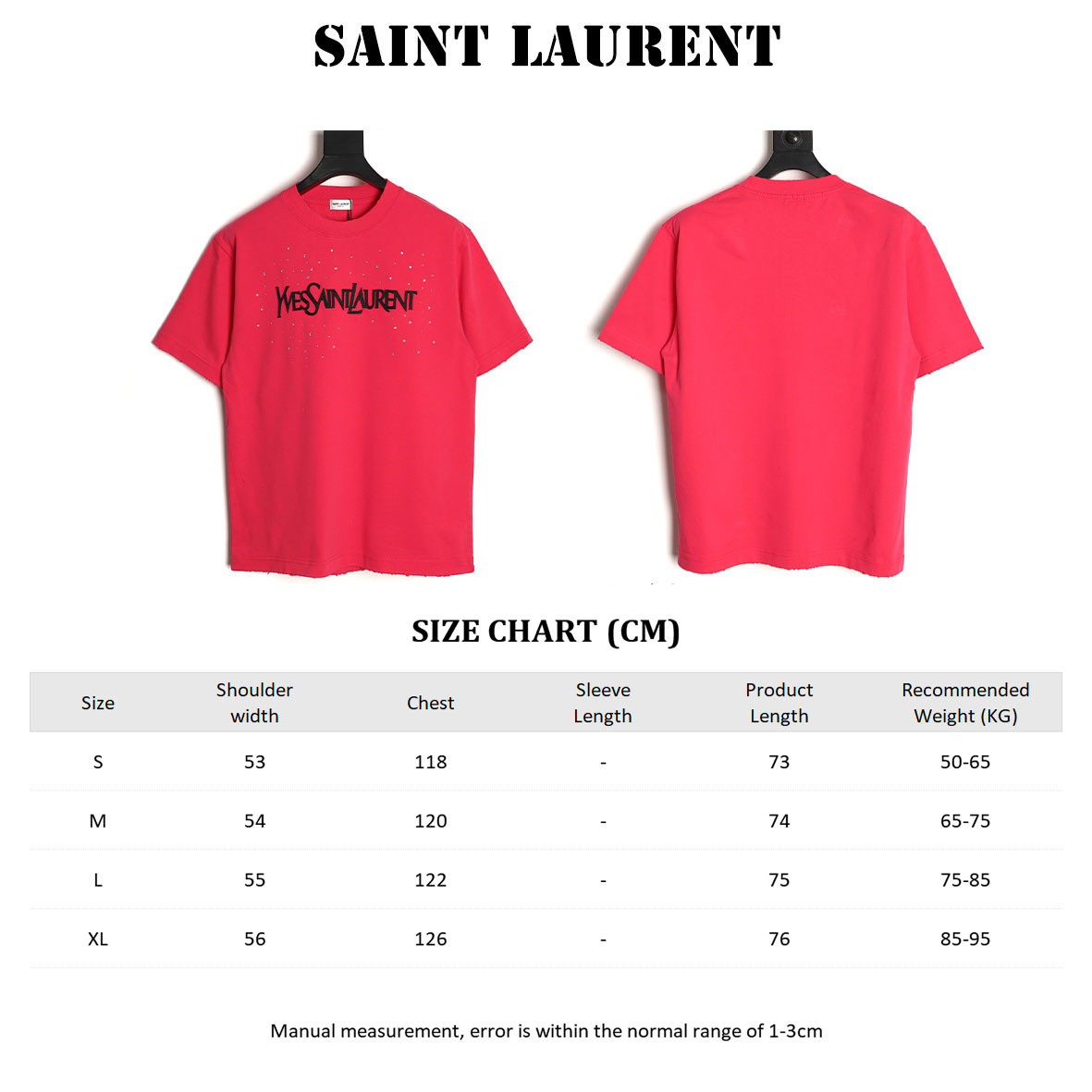 Saint laurent YSL Short-sleeved T-shirt