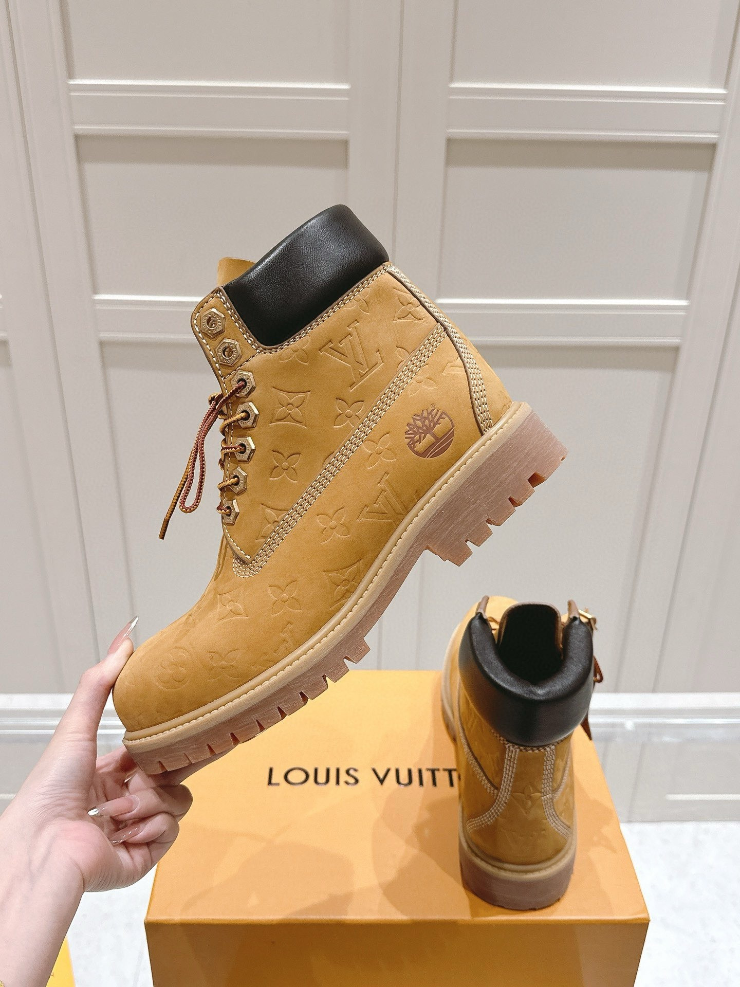 UA LV x Timberland Ankle Boots
