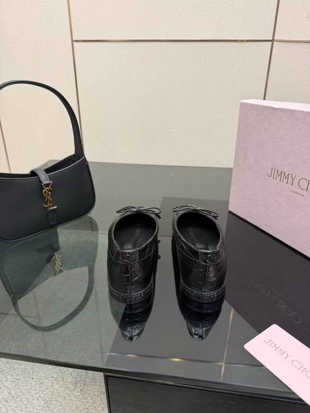 UA Jimmy Choo Scarlett Ballerina Flats