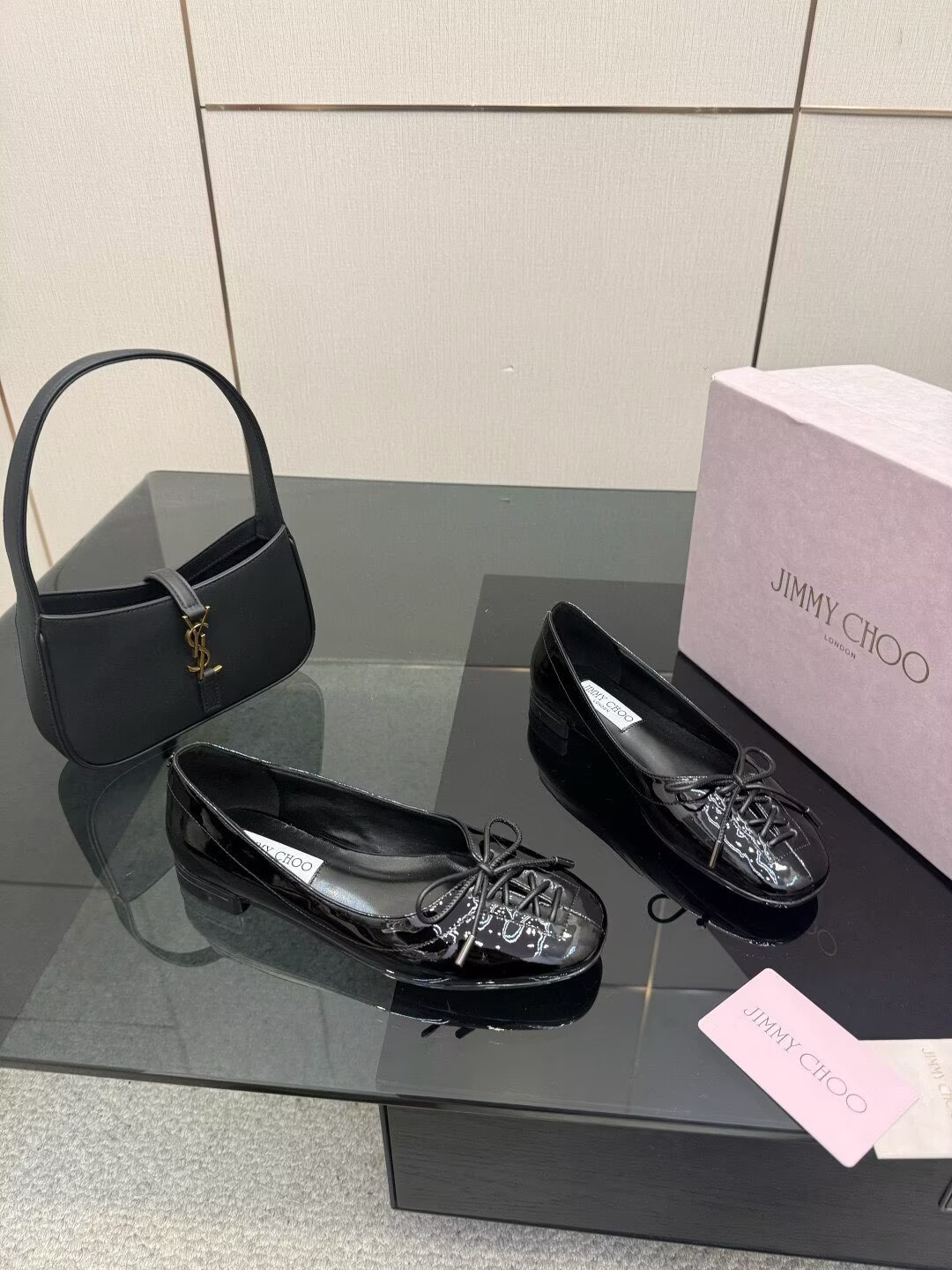 UA Jimmy Choo Scarlett Ballerina Flats