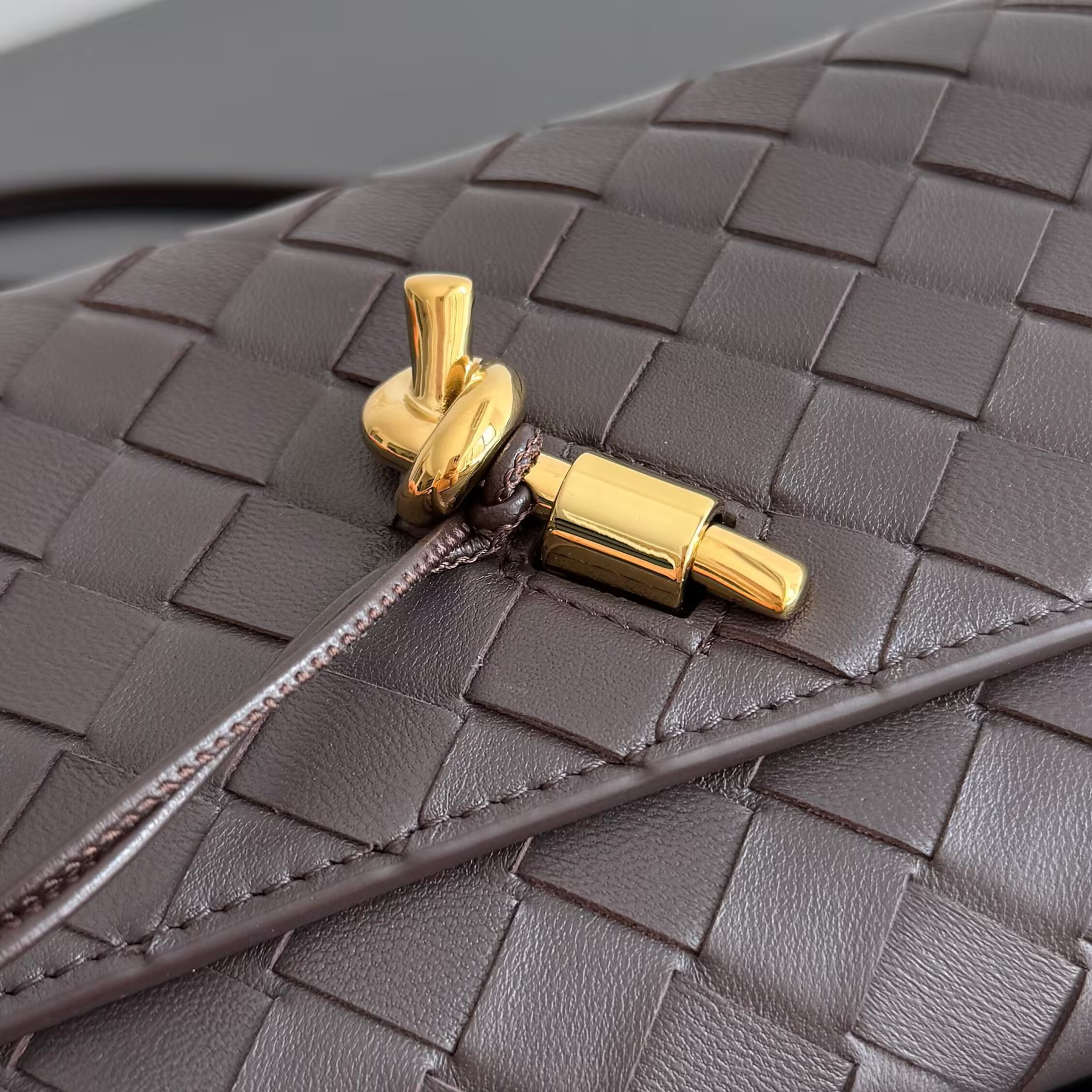 Bottega Veneta Andiamo Pouch on Strap 19x12.6x2cm