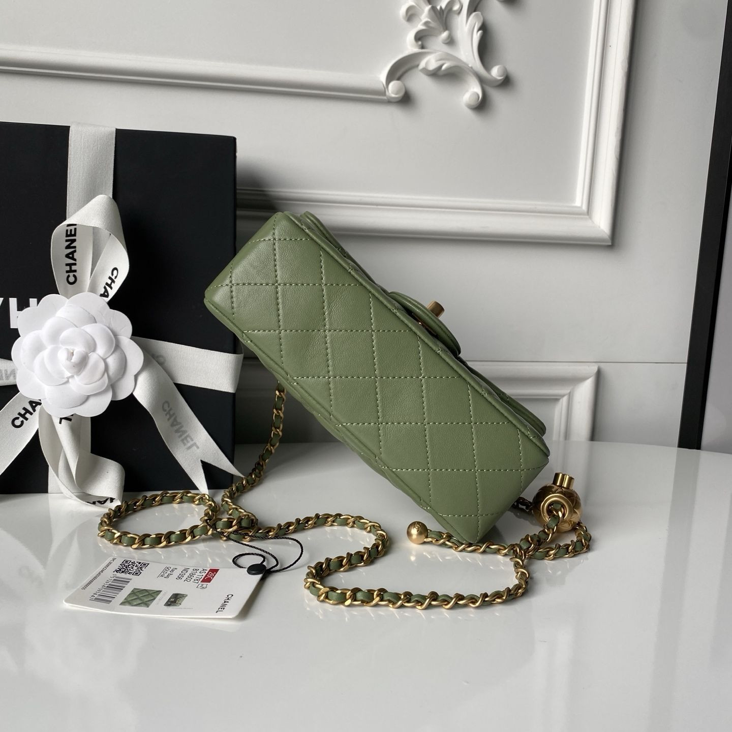 Ch**el MINI FLAP BAG 12×20×6 cm