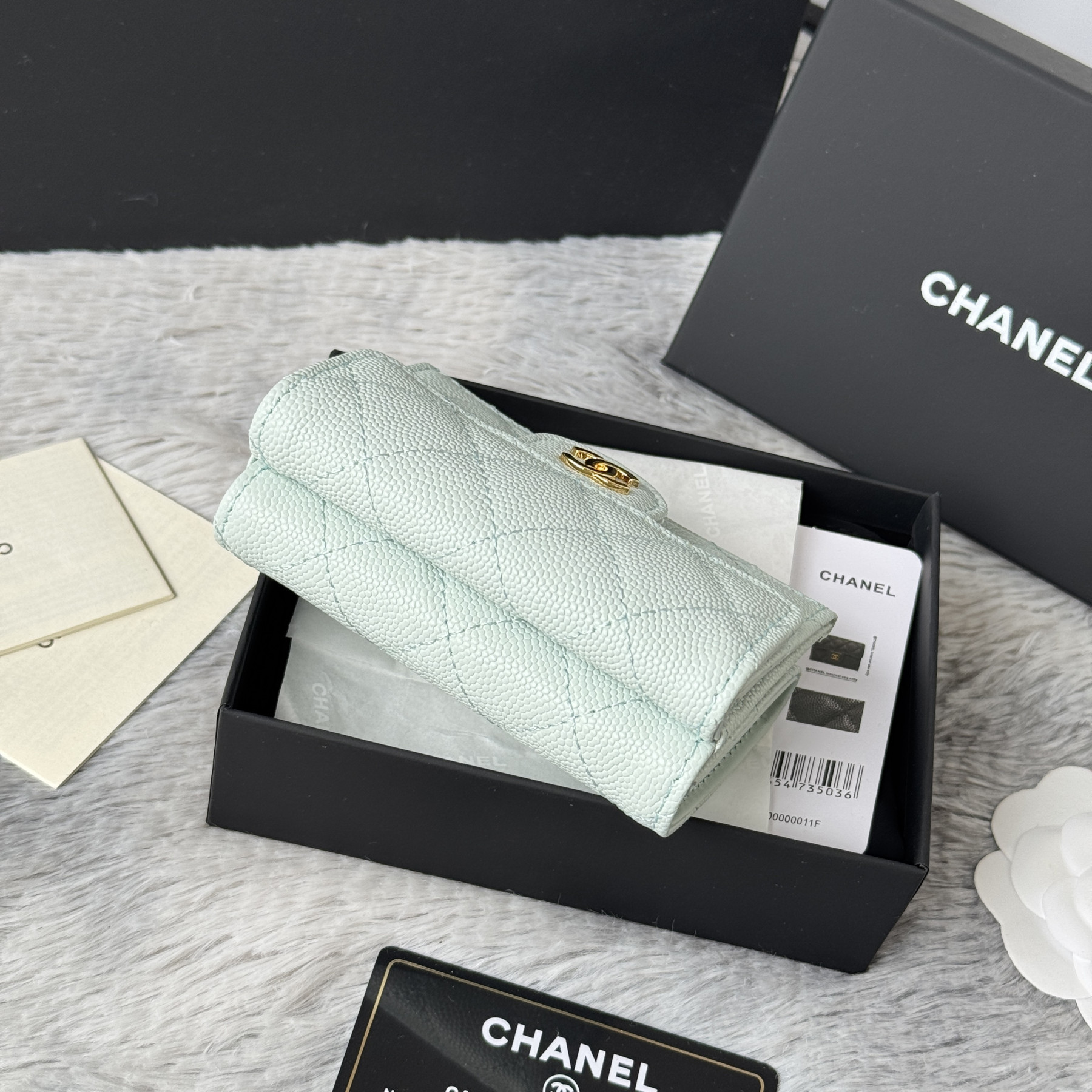 Ch**el card holder 10.5x7.5x3cm