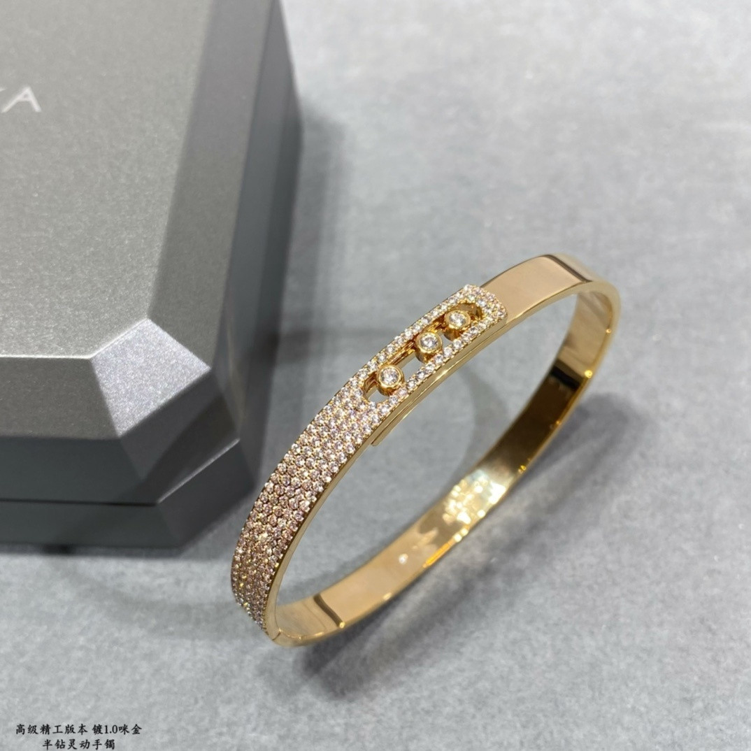 Messika Half-set Diamond Bracelet