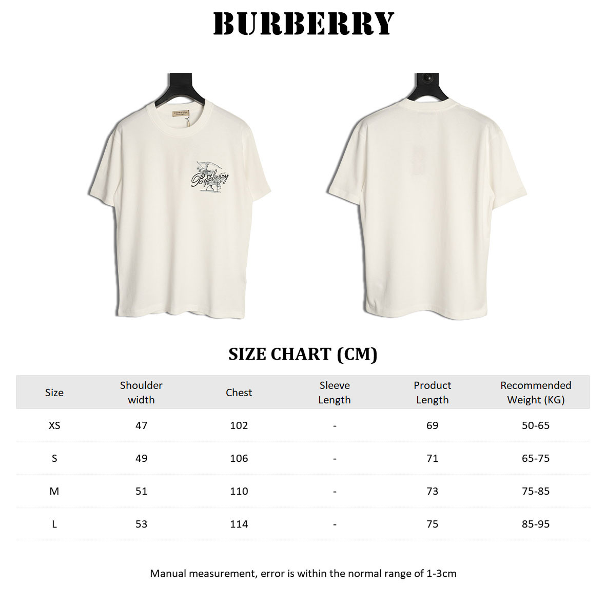 Burberry 26ss Short-sleeved T-shirt