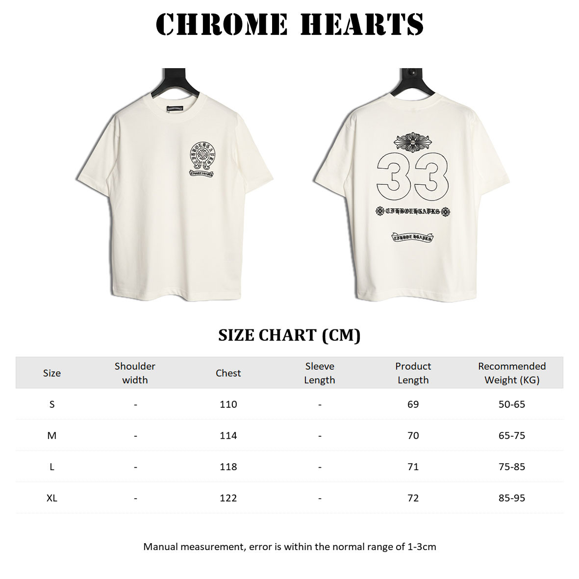 Chrome Hearts Short-sleeved T-shirt