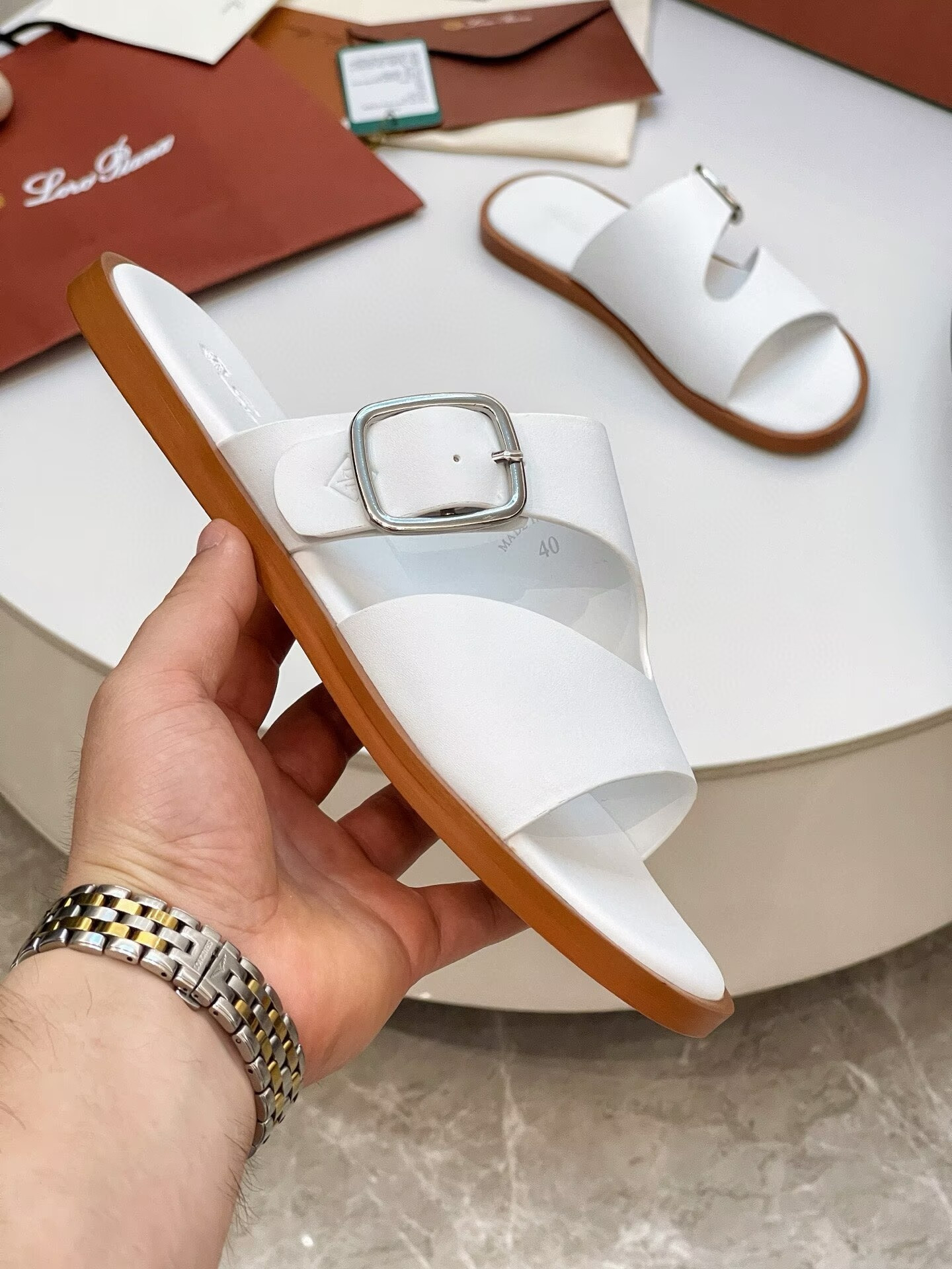 UA Loro Piana Sandals