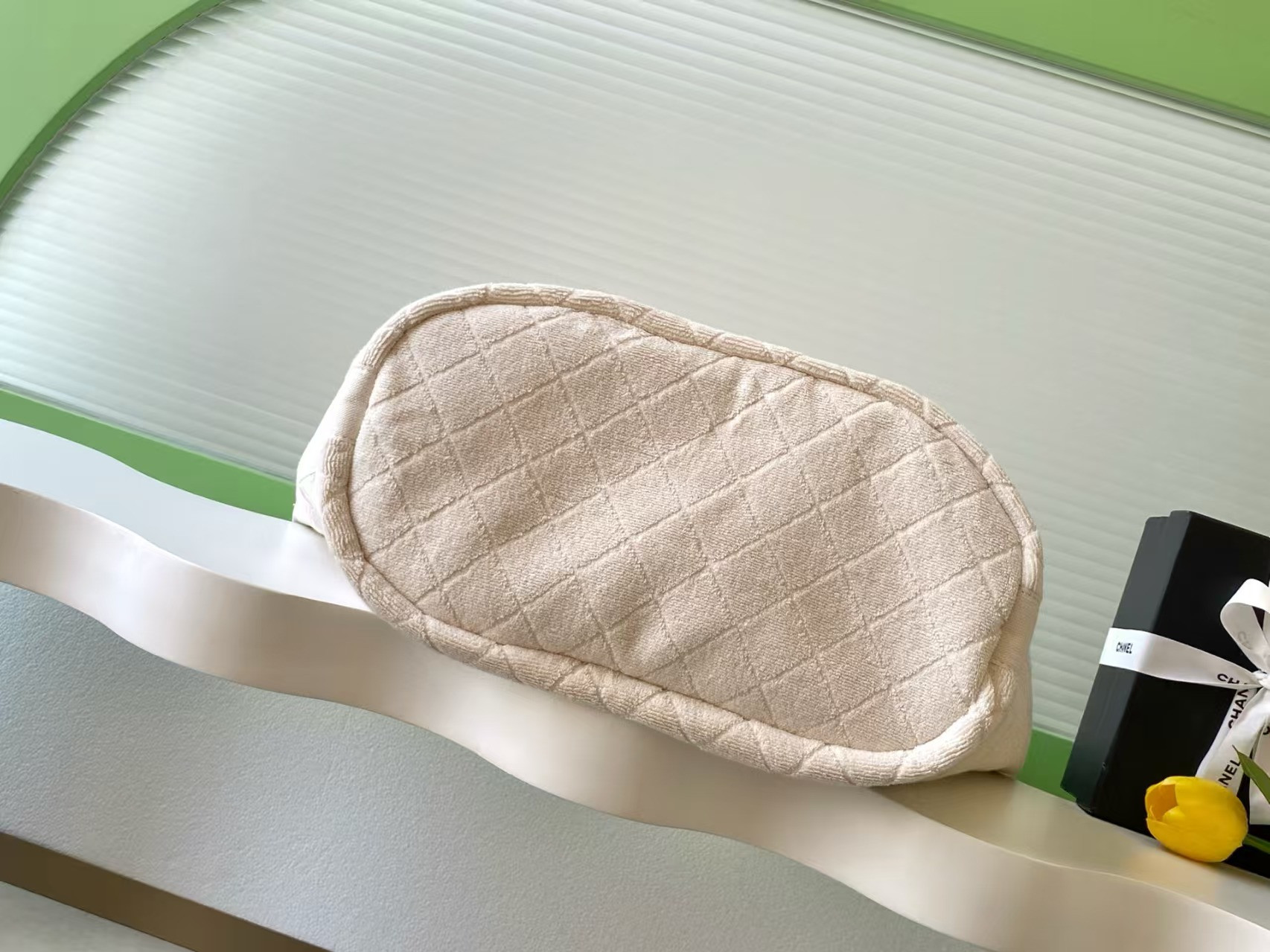 Ch**el Coco Beach Tote Bag 38x58x20cm Small Bag size 22x19cm