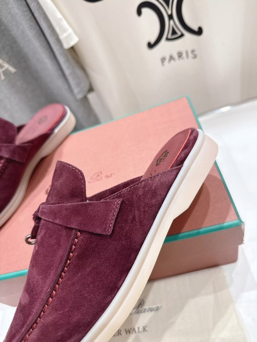 UA Loro Piana Babouche Charms Walk Loafers