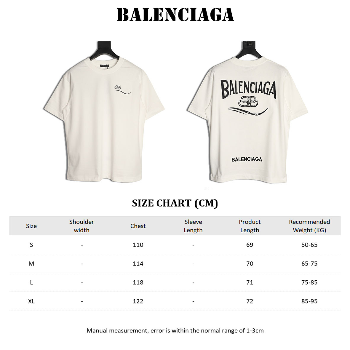 Balenciaga 26ss Short-sleeved T-shirt