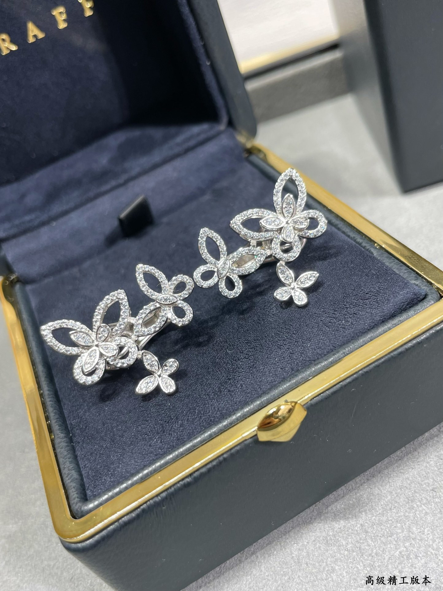 Graff Butterfly Earrings Ag925