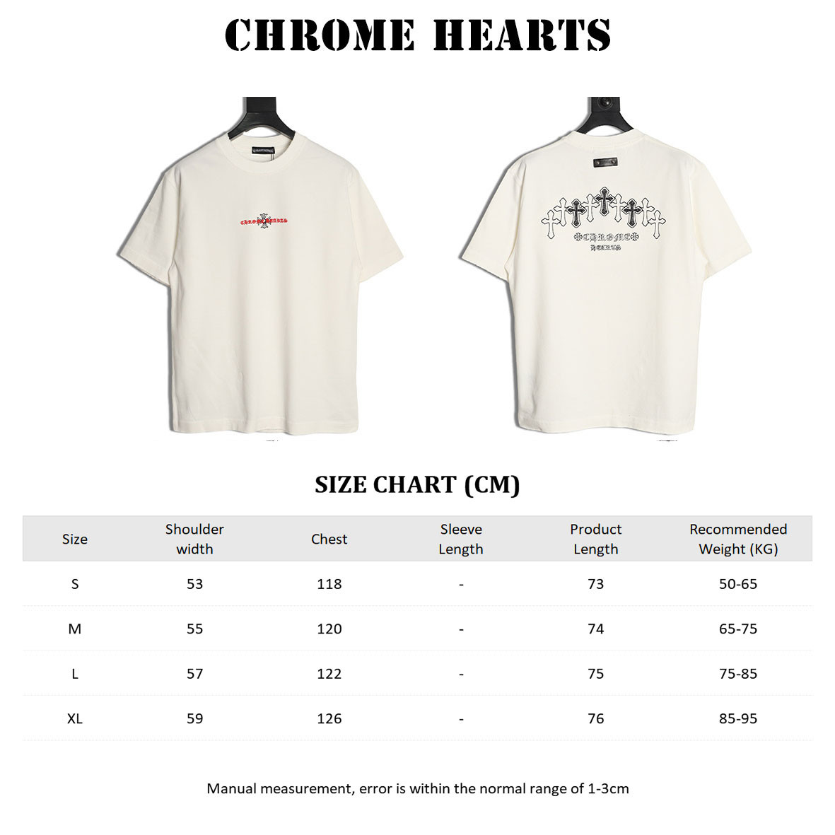 CHROME HEARTS CH 26ss Short-sleeved T-shirt