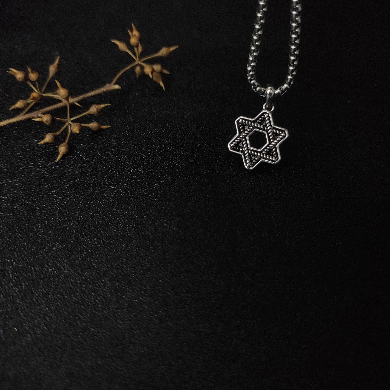 David Yurman star of david Necklace(Chain length 50+5cm delay chain Chain thickness 3mm)