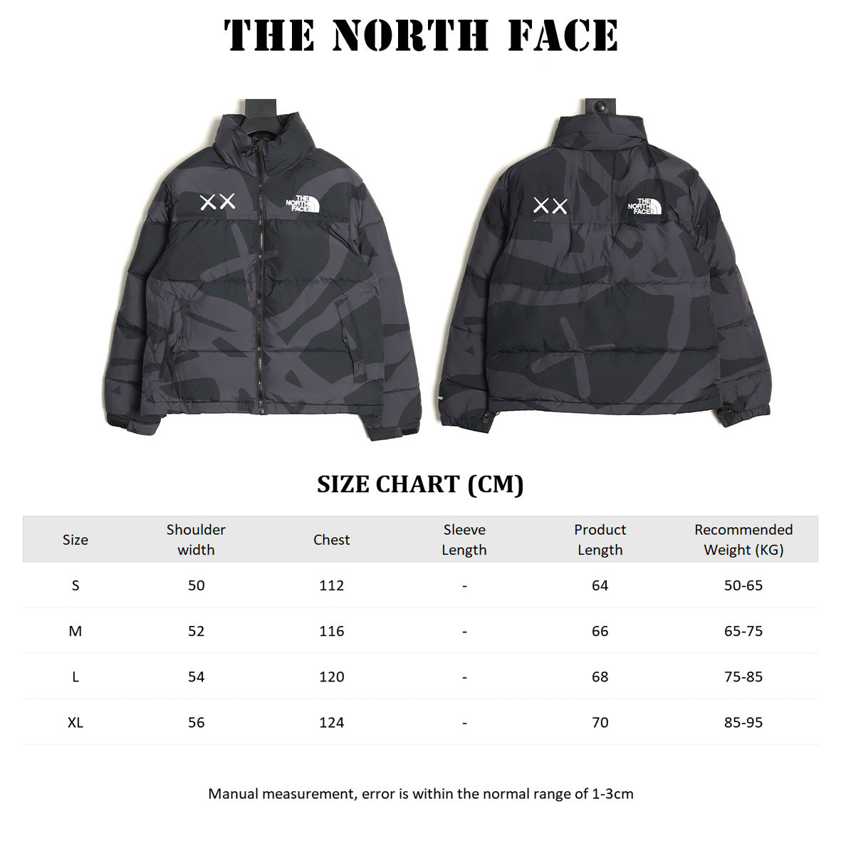 The North Face x Kaws Short Puffer jacket