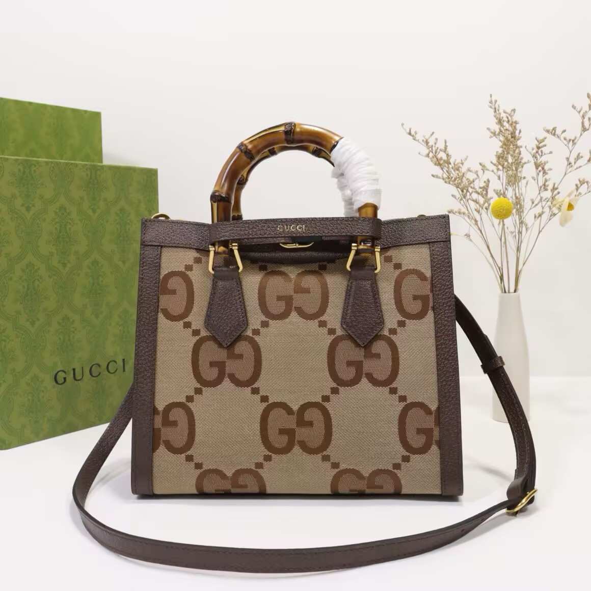 Gucci Diana Tote Bag 27x24x11cm