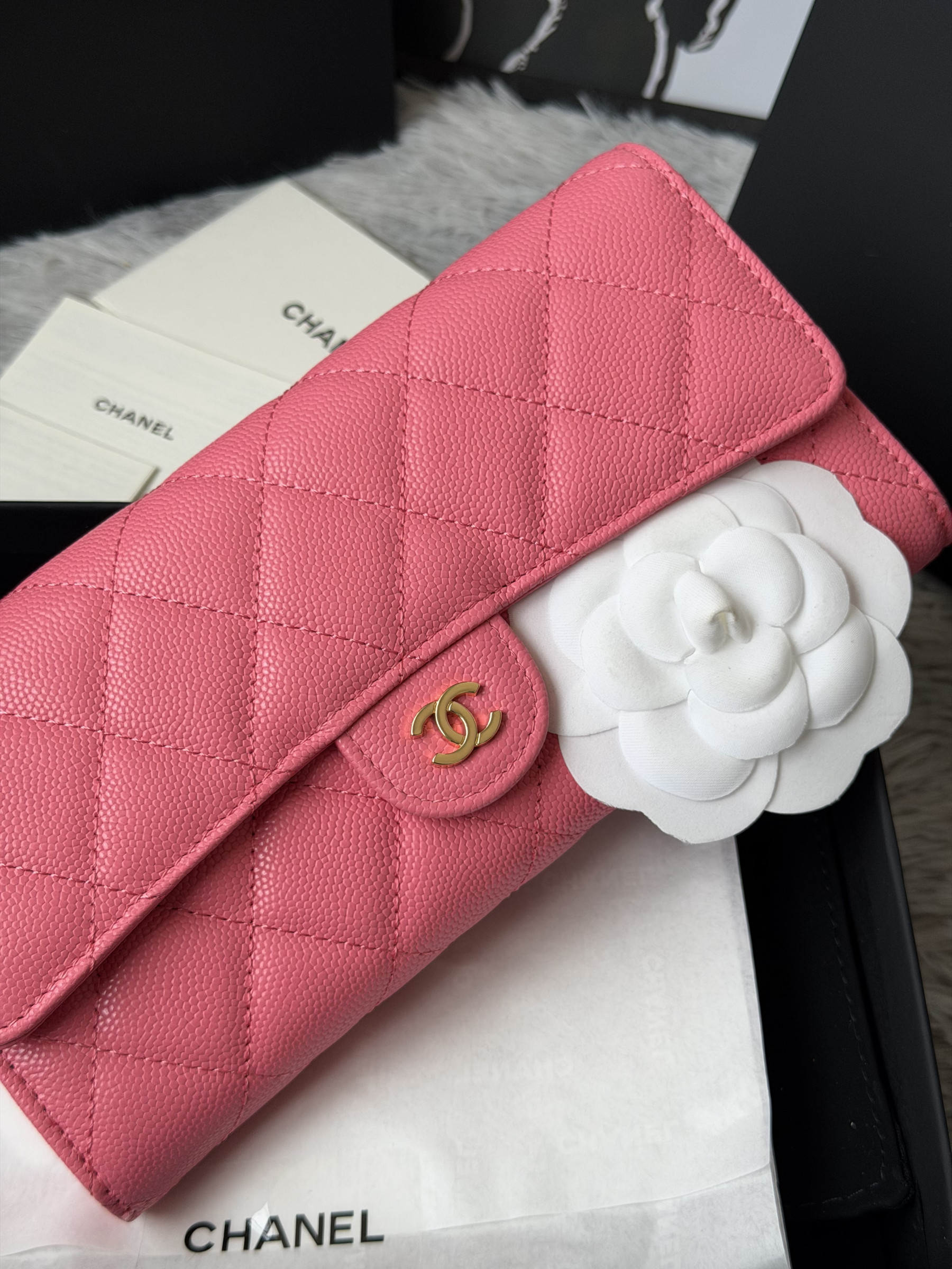 Ch**el wallet 80758 10x19x3cm