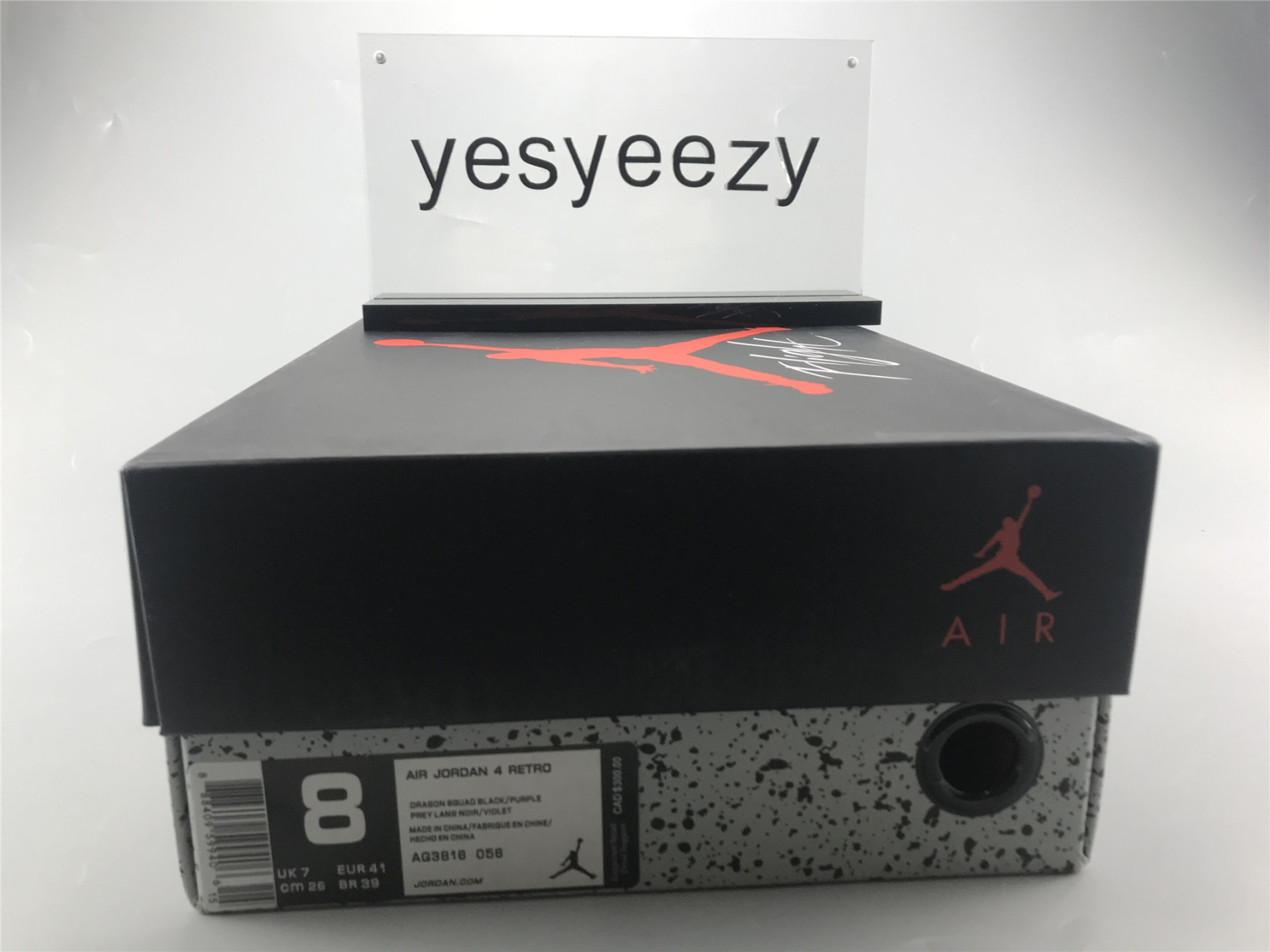 UA AIR JORDAN 4 RETRO NRG "RAPTOR - DRAKE SIGNATURE"