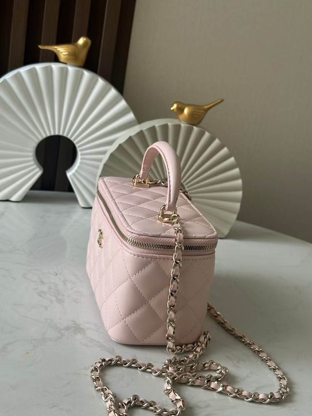 Ch**el Long Vanity with chain 16.5x10x8cm