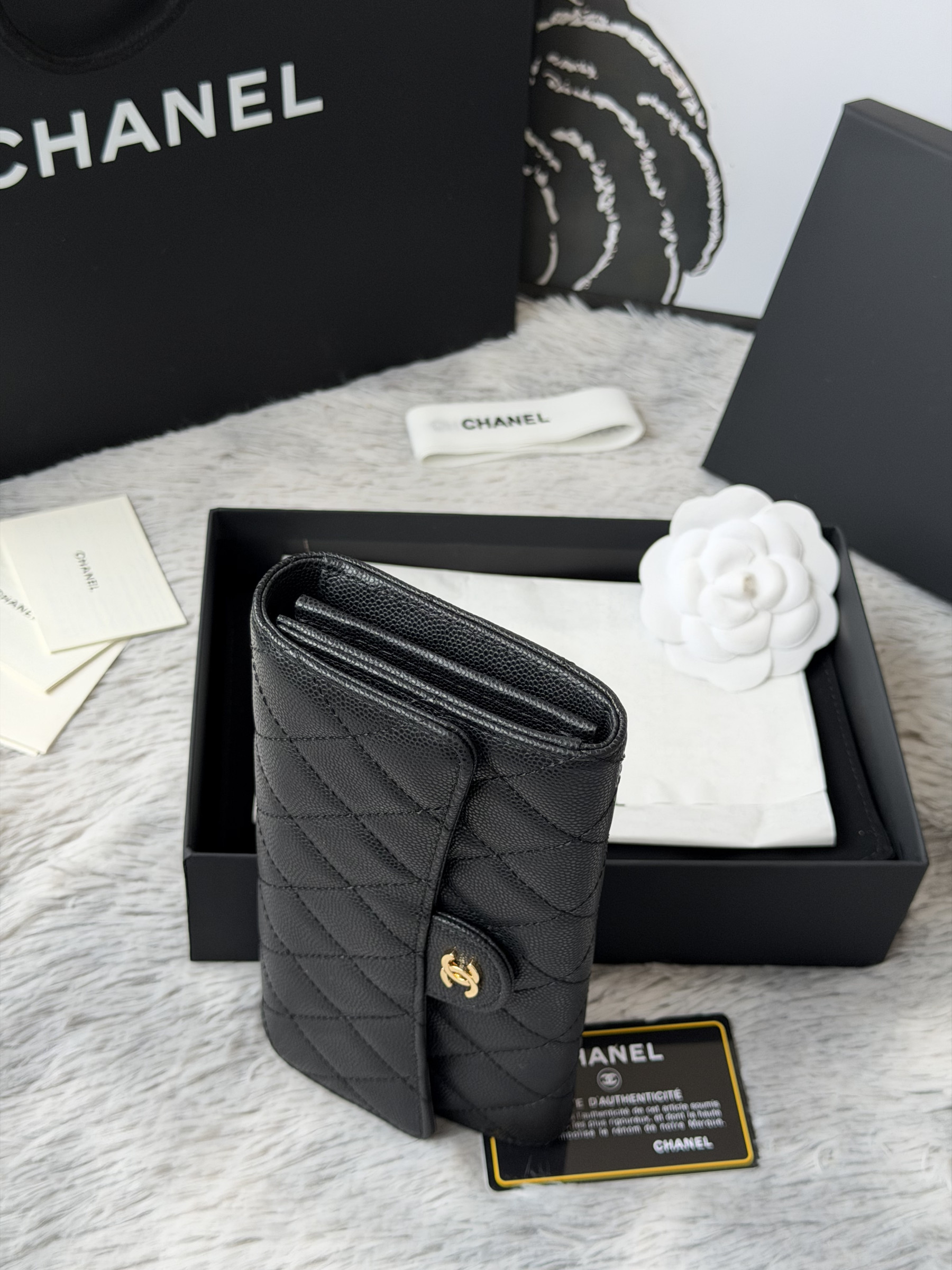 Ch**el wallet 80758 10x19x3cm