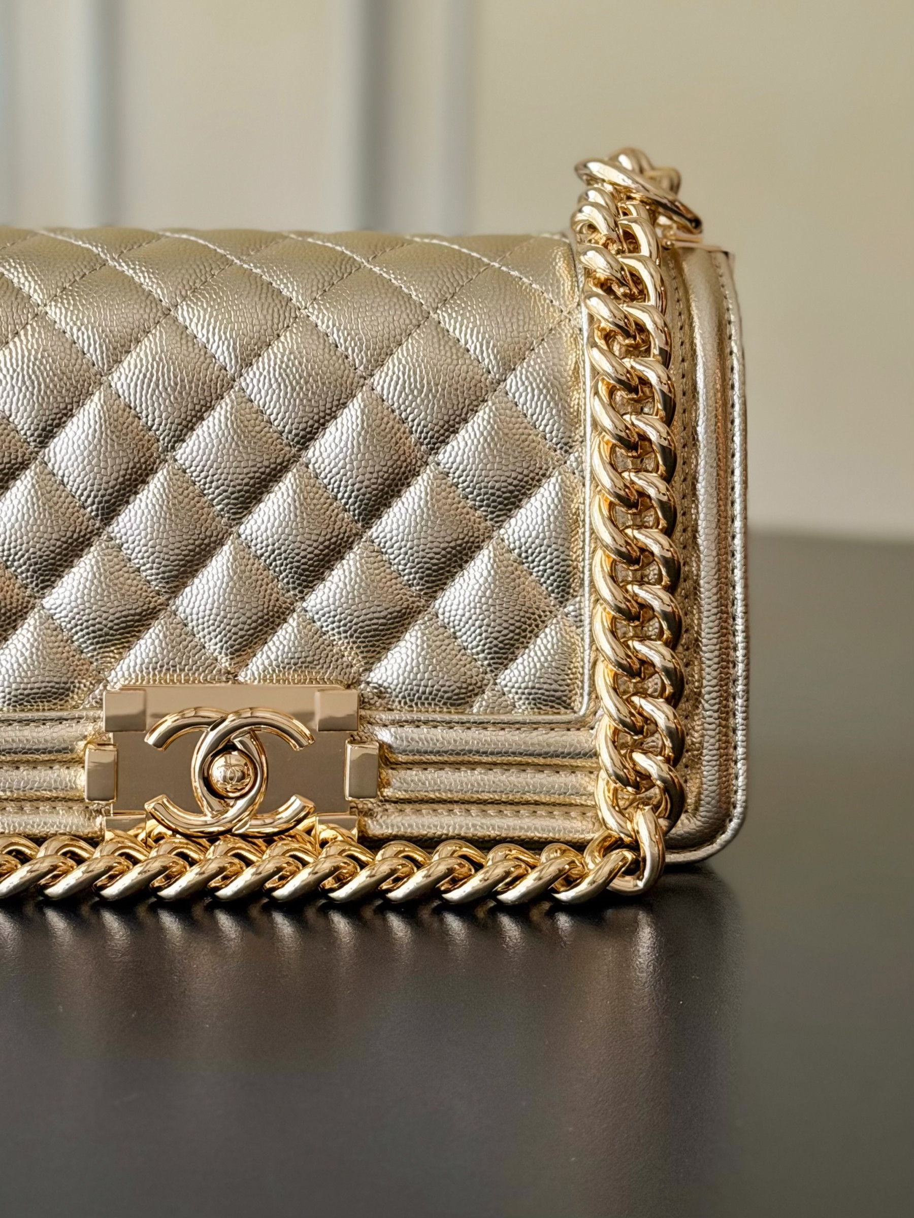 Ch**el boy handbag 12x20x7cm