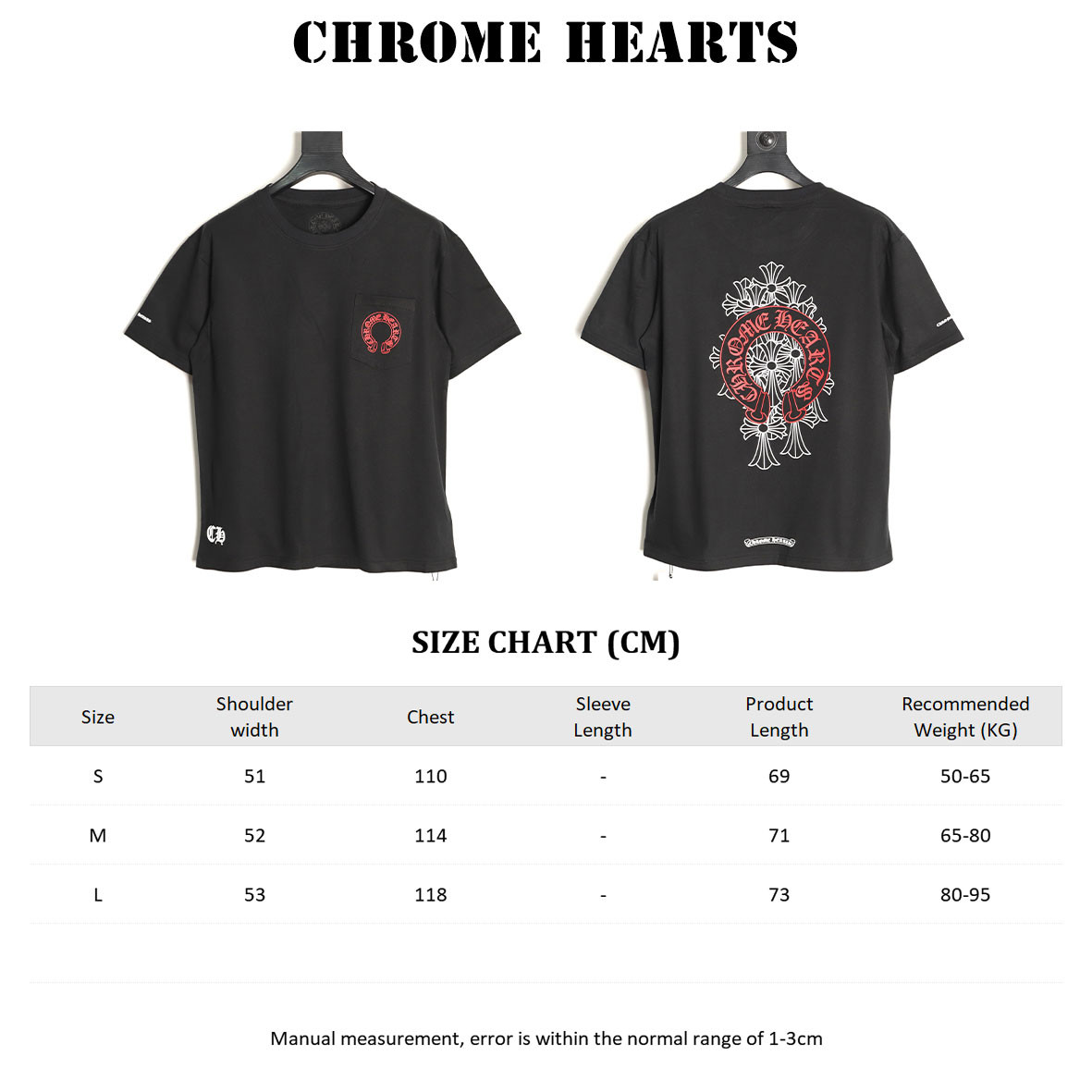 Chrome hearts Short-sleeved T-shirt