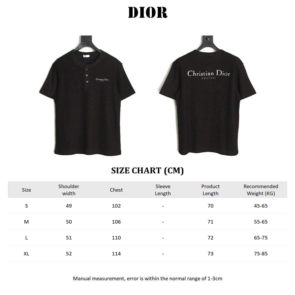 DIOR Short-sleeved T-shirt