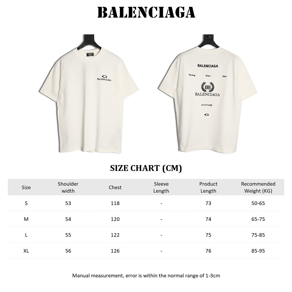 Balenciaga 26ss Short-sleeved T-shirt
