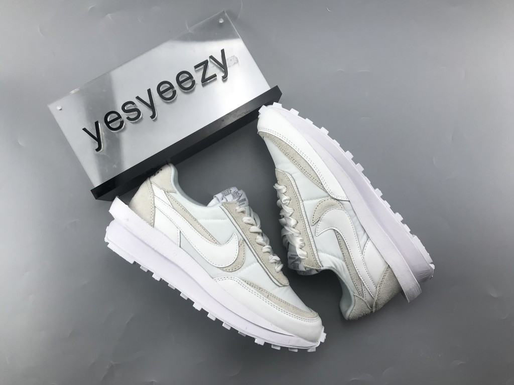 UA NIKE SACAI X LDWAFFLE "WHITE NYLON"
