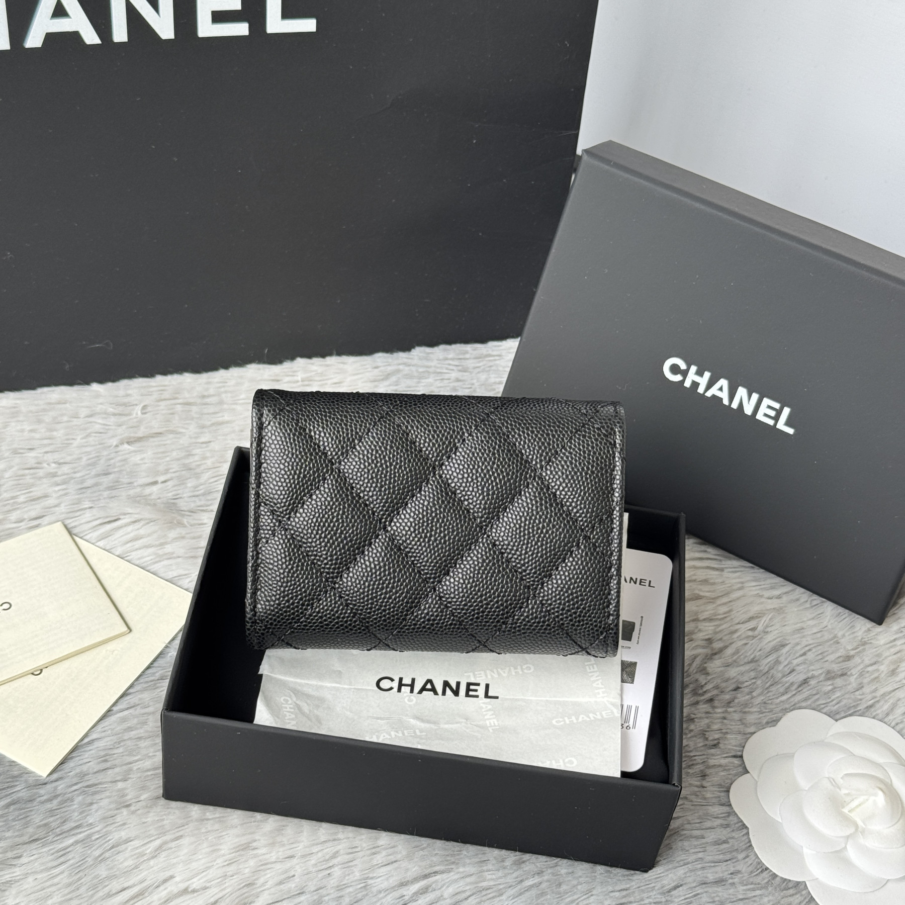 Ch**el card holder 10.5x7.5x3cm