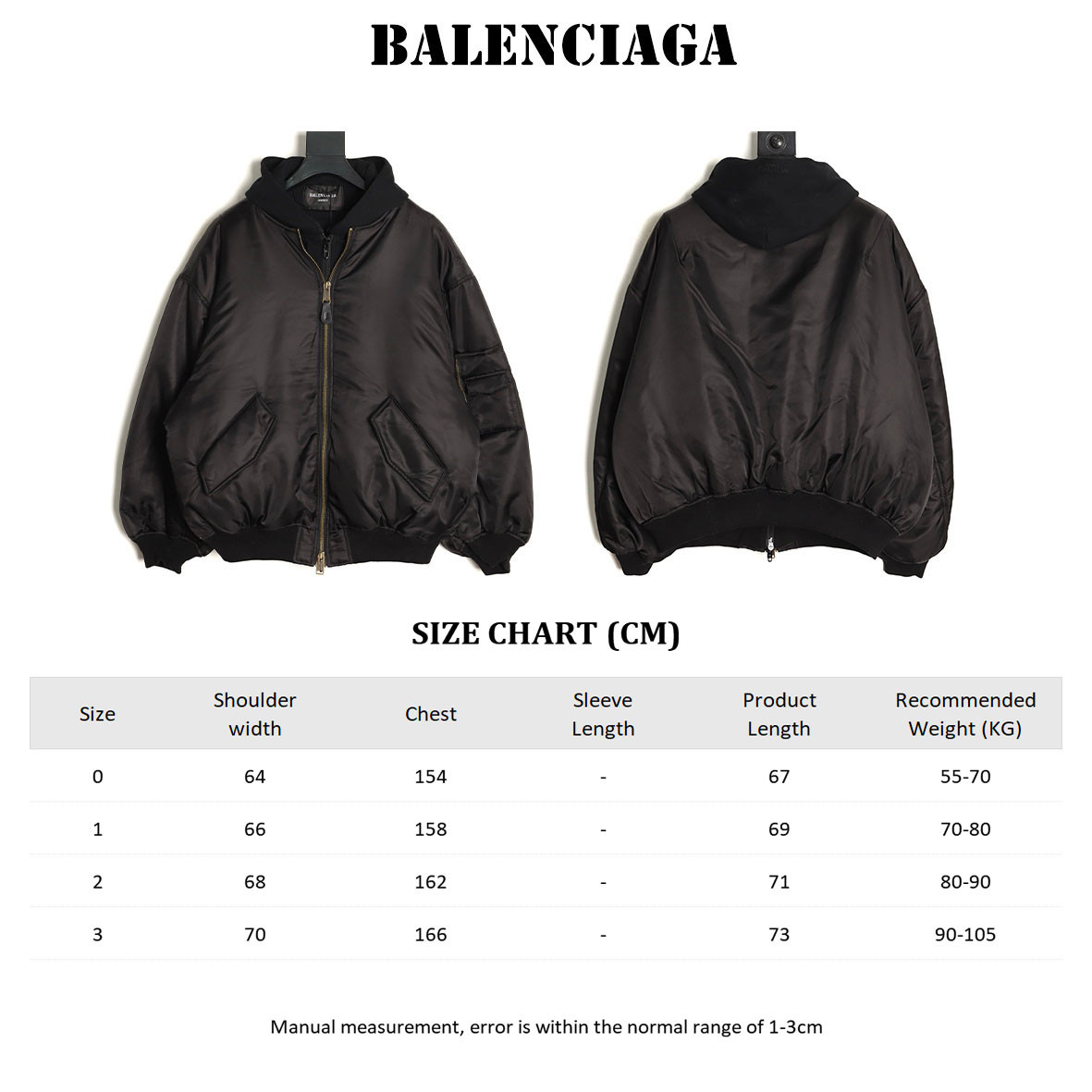 Ba1en*iaga Padded Cotton Jacket Coats