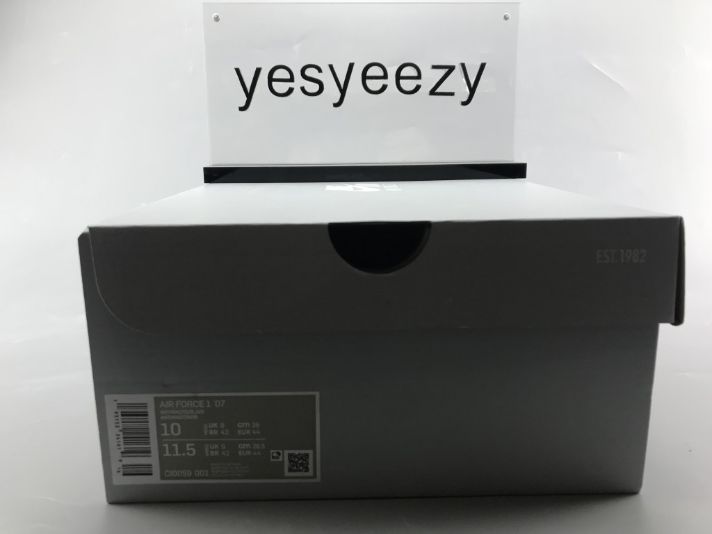 UA AIR FORCE 1 LOW "ANTHRACITE"